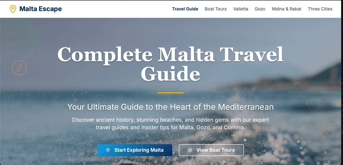 Malta Escape (Work in Progress)